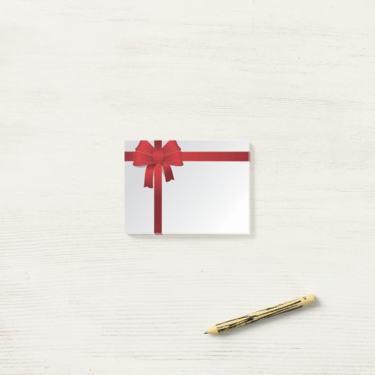 赤の弓 ポストイット (デスク上)