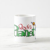 赤の惑星のマグ コーヒーマグカップ (中央)