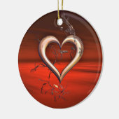 赤の愛のために セラミックオーナメント (左)