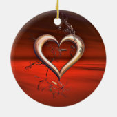 赤の愛のために セラミックオーナメント (裏面)