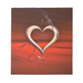 赤の愛のために ノートパッド (正面)