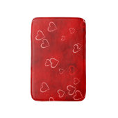 赤の愛 バスマット (正面縦)