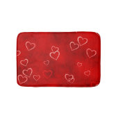 赤の愛 バスマット (正面)