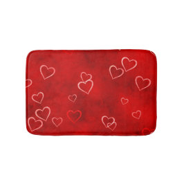 赤の愛 バスマット