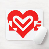 赤の愛 マウスパッド (マウス)