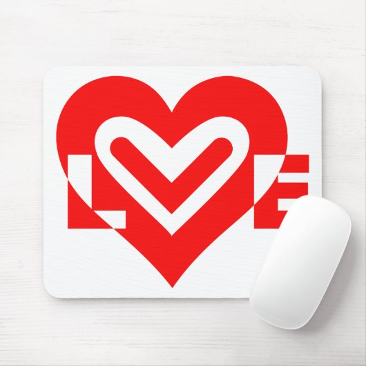 赤の愛 マウスパッド (マウス)