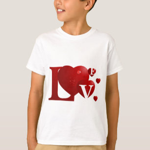 赤の愛 Tシャツ