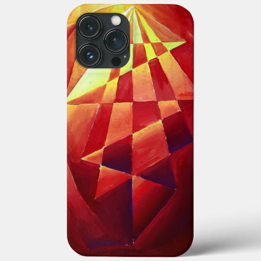 赤の抽象芸術組成 Case-Mate iPhoneケース (裏面)