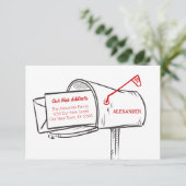 赤の新しいアドレスメールボックスの移動 (スタンド正面)