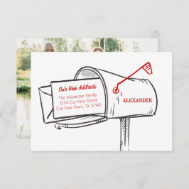 赤の新しいアドレスメールボックスの移動