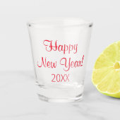 赤の新年 ショットグラス (正面)