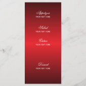 赤の星光源 – メニュー (裏面)