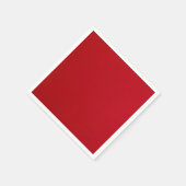赤の普通色 スタンダードカクテルナプキン (角)