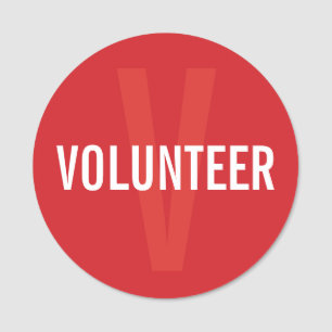 赤の有志のバッジ 名札