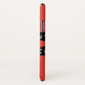 赤の気色悪いWitchyの目モンスター Case-Mate iPhoneケース (裏面/右)