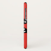 赤の気色悪いWitchyの目モンスター Case-Mate iPhoneケース (裏面/左)