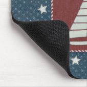 赤の沿岸芸術|のヨット マウスパッド (コーナー)