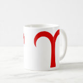 赤の牡羊座 コーヒーマグカップ (正面右)