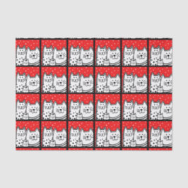 赤の猫ちゃん 薄葉紙