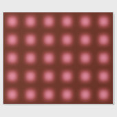 赤の白いスポットライト ラッピングペーパー (フラット)