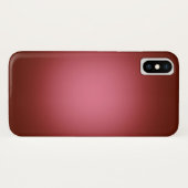 赤の白いスポットライト Case-Mate iPhoneケース (裏面(横))