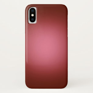 赤の白いスポットライト iPhone X ケース