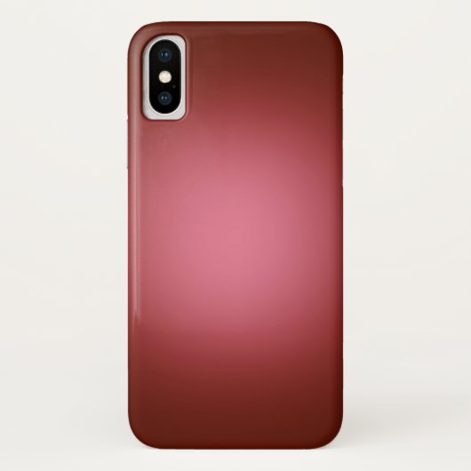 赤の白いスポットライト Case-Mate iPhoneケース (裏面)