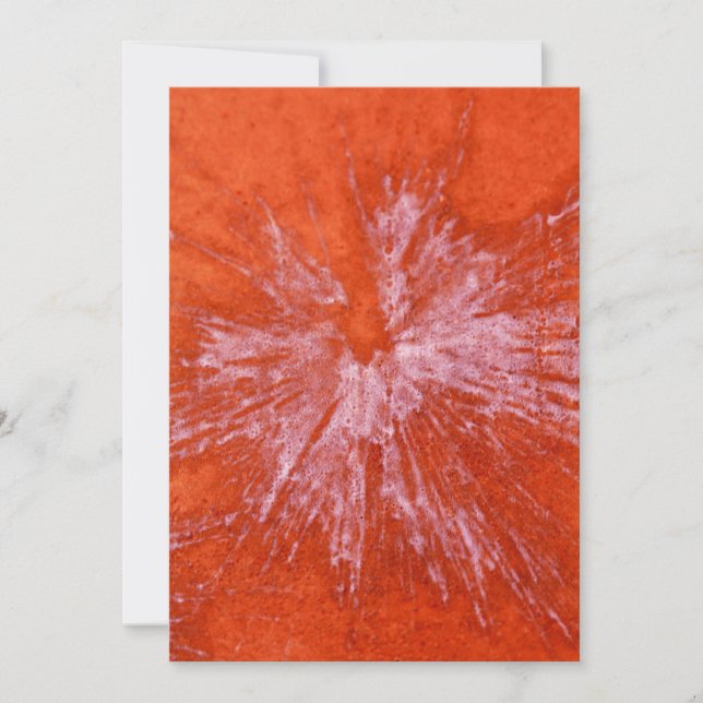 赤の白いペイントボール (正面)