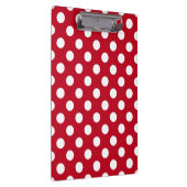 赤の白い水玉模様 クリップボード (右)