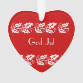 赤の白い穴 – 神ジュル オーナメント (正面)