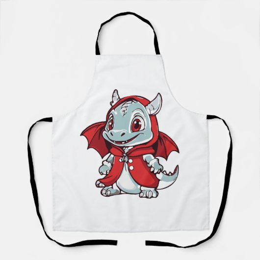 赤の白変種ドラゴン エプロン (正面)