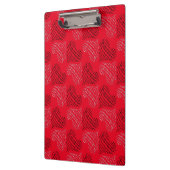 赤の白黒の交互ハート線 クリップボード (左)