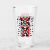 赤の神聖な山 タンブラーグラス (裏面)