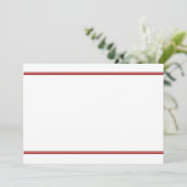 赤の縁ど招待状 招待状 (スタンド正面)