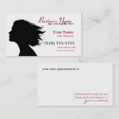 赤の署名 予約カード (正面/裏面)