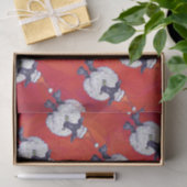 赤の羊のクリスマス 薄葉紙 (ギフト)