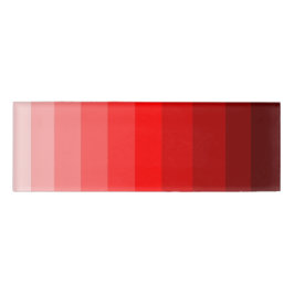 赤の色の名前タグ 名札