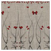 赤の花びら ファブリック (クローズアップ)