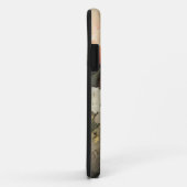 赤の芸術の花のヴィンテージの鮮やかな背景 Case-Mate iPhoneケース (裏面/右)