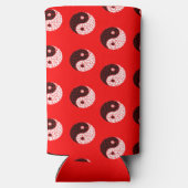 赤の英陽サークル スリム缶クーラー (裏面)