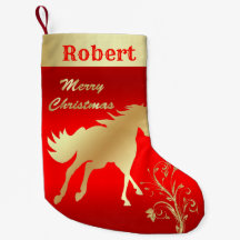 赤の西部の金ゴールドの馬