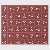 赤の謎 ラッピングペーパー (フラット)