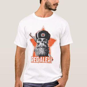 赤の警告 Tシャツ