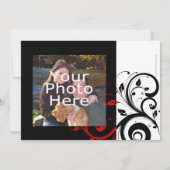 赤の逆巻きの黒と白 セーブザデート (裏面)