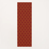 赤の金色の点 ヨガマット (正面)