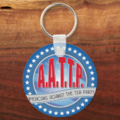 赤の青いアンチ – 紅茶パーティーキーチェーン キーホルダー (正面)