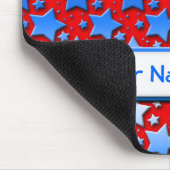 赤の青く白い星 マウスパッド (コーナー)