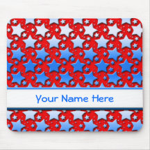 赤の青く白い星