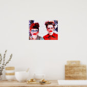 赤の顔 ポスター (キッチン)