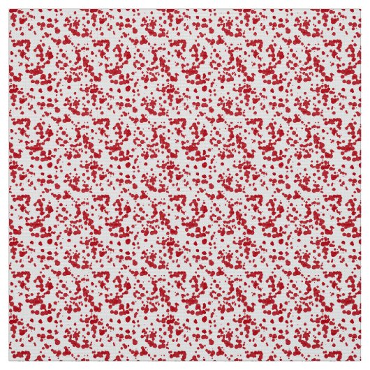 赤の飛び散絵を描り。 ファブリック (見本)